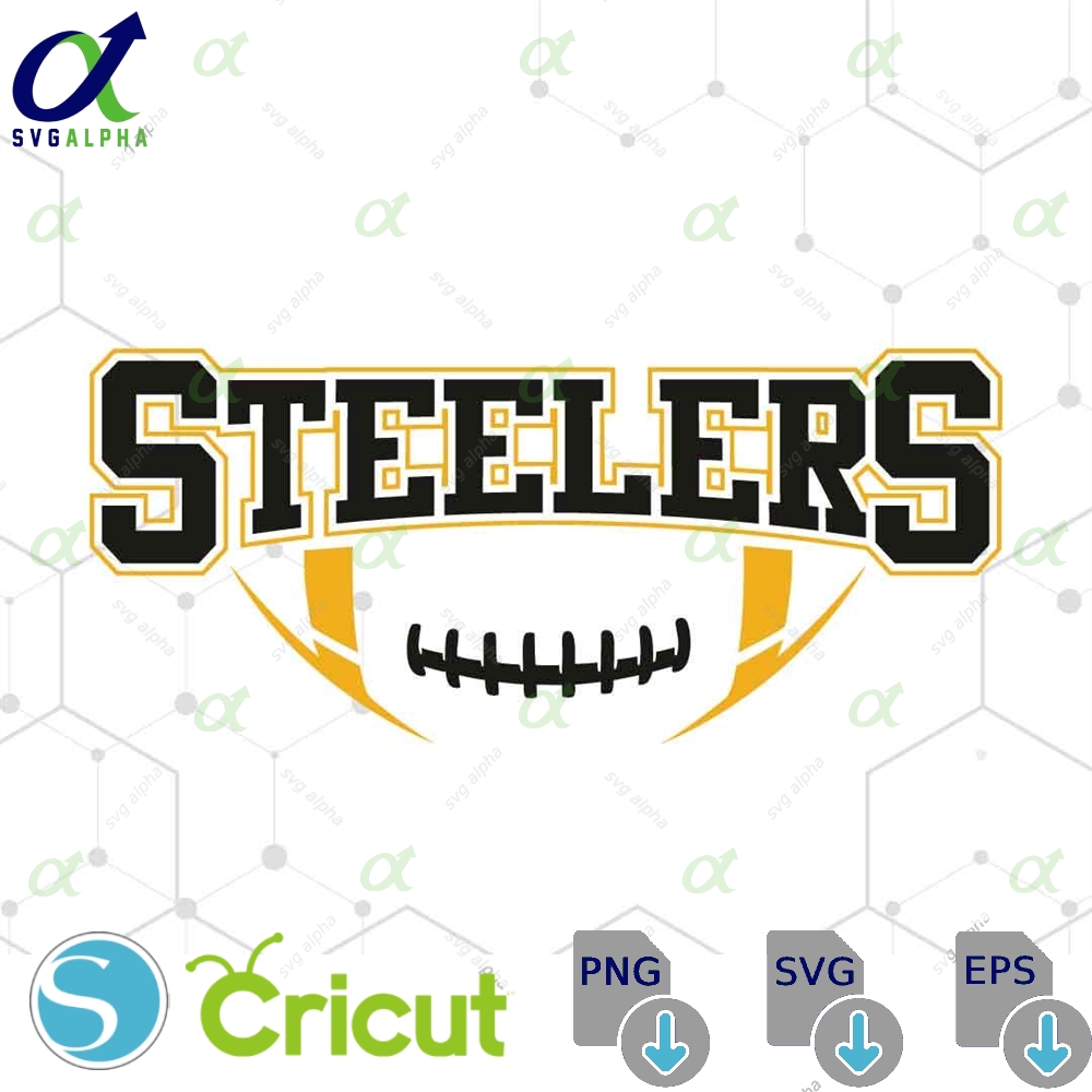 Steelers Football Svg Png Football Svg Sports Svg Football Shirt Sublimation Designs Png Dxf Jpg Eps